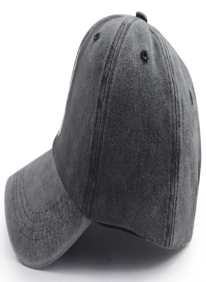 Vxchkerm Skeleton Hands Hats for Men Women, Halloween Skull Finger Baseball Cap, Adjustable Washed Distressed Vintage Cotton Embroidered Hat, Funny Gifts for Dad Mom Grandpa Grandma Boys Girls Friends - Image 3